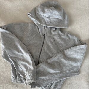 lululemon Scuba Full Zip cropped hoodie